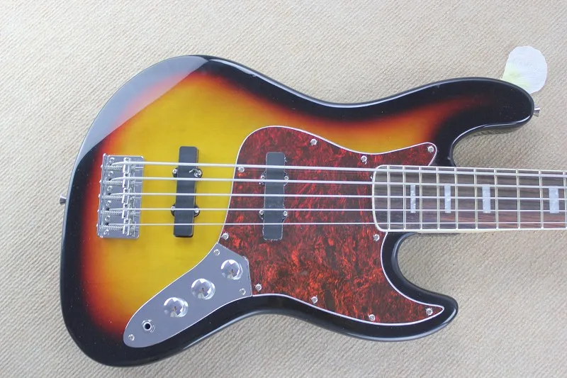 

Электрическая гитара бас джаз бас 5 струн Sunburst Цвет палисандр гриф 6 15