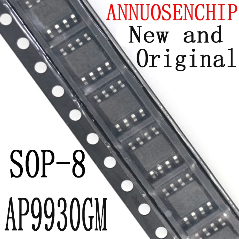 Новые и оригинальные SOP-8 9930GM SOP8 AP9930 SOP AP9930GM, 10 шт.