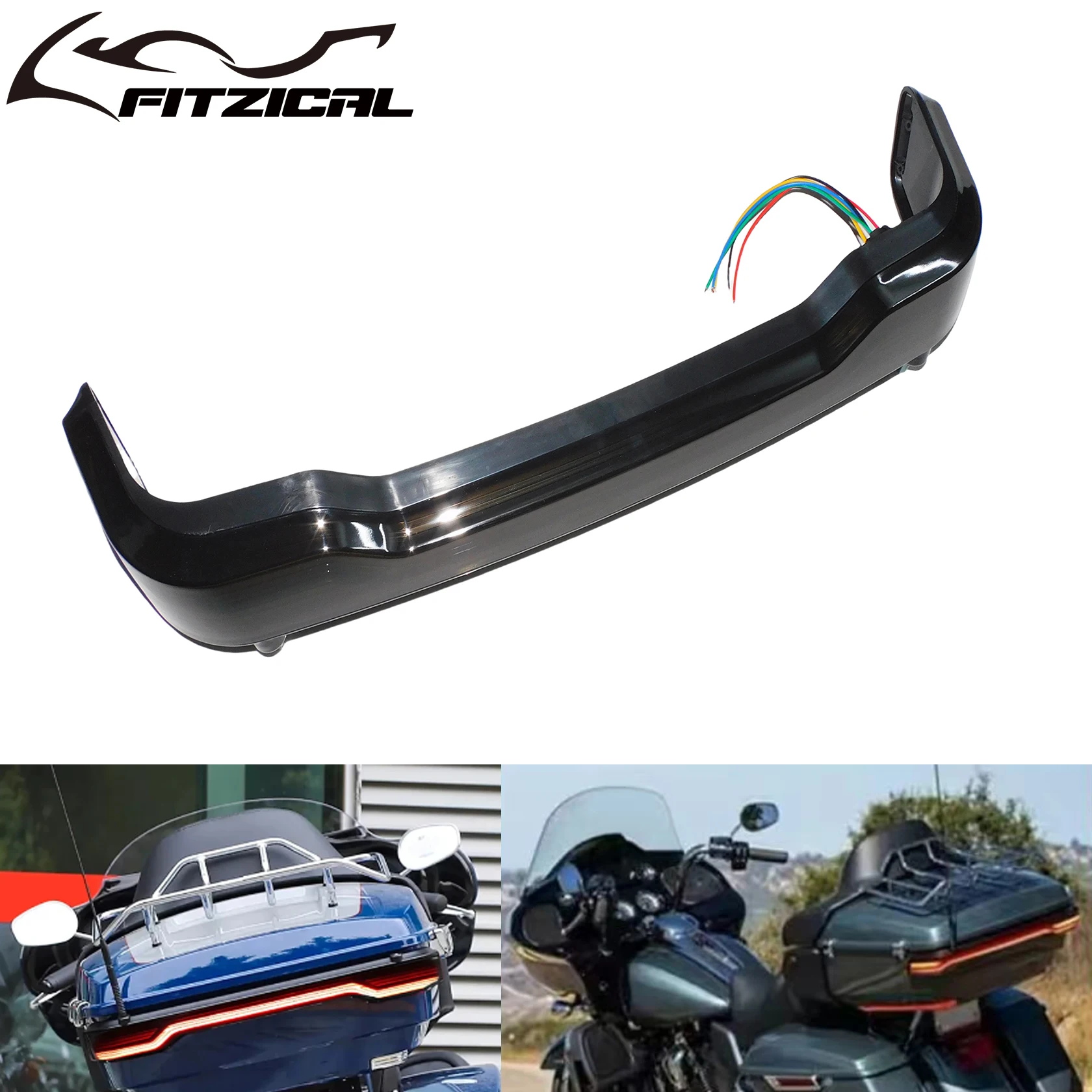 

Задний тормозной сигнал поворота для мотоцикла Harley Touring Road Street Glide FLHTKL flреальный 14-Up