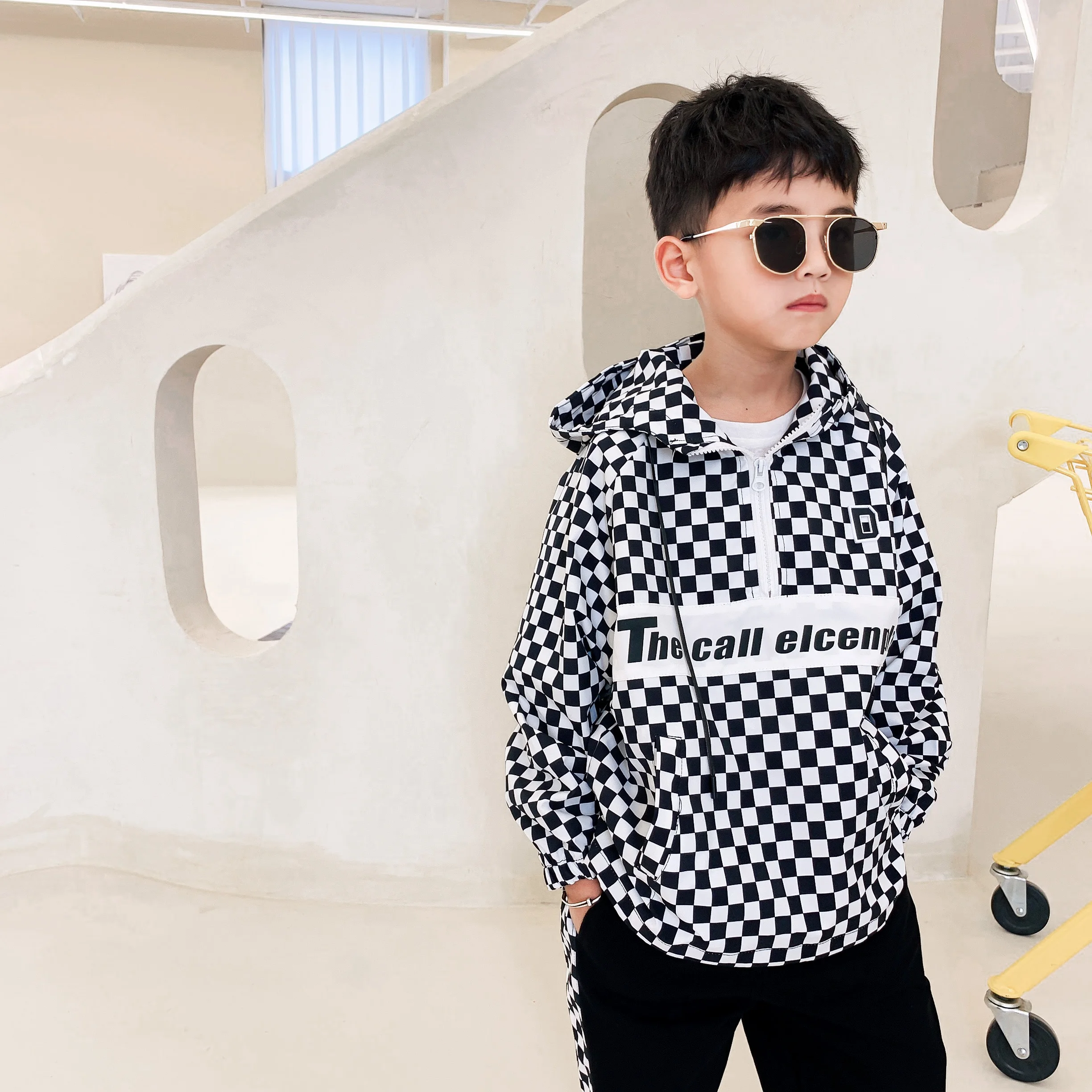 

2022 New Boys' Set Spring and Autumn Children's Casual Coat+Trousers Two Piece High Quality Baby Clothes Korean Style