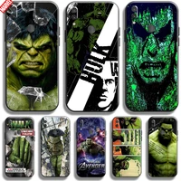 hulk marvel avengers for xiaomi redmi note 7s phone case 6 3 inch soft silicon coque cover black funda thor comics