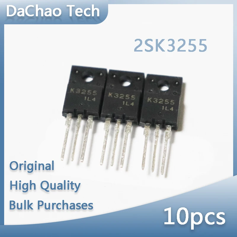 

10pcs K3255 2SK3255 900V 5A 40W TO-220F FET SANYO Original New