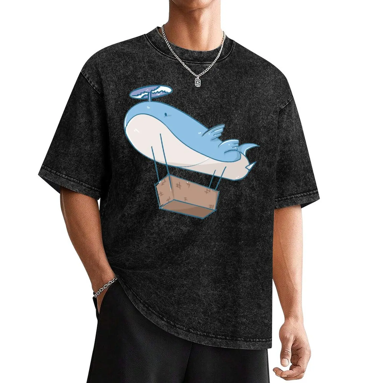 Футболка Helium Wailord одежда рубашки футболки с рисунком для мальчиков мужская