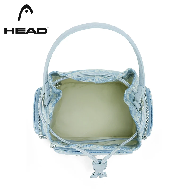 Head Backpacks Travel Sport Bags For Women Girls Small String Bags Denim School Bag