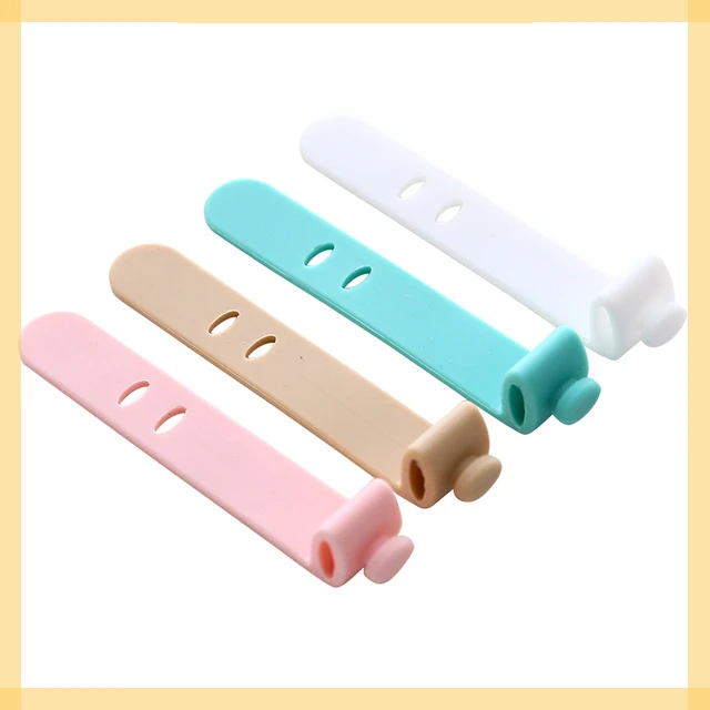 

Cable Winder Organizer Silicone Earphone Clips Wire Cord Management Buckle Straps Cellphone Accessories Organization