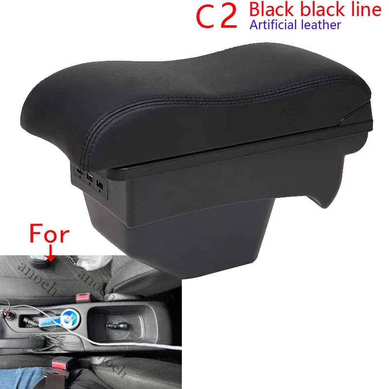 

Подлокотник для Peugeot 308 T7 SW для Citroen C4, подлокотник для автомобиля, модифицированный подлокотник, аксессуары USB 2008 2009 2010 2011 2012