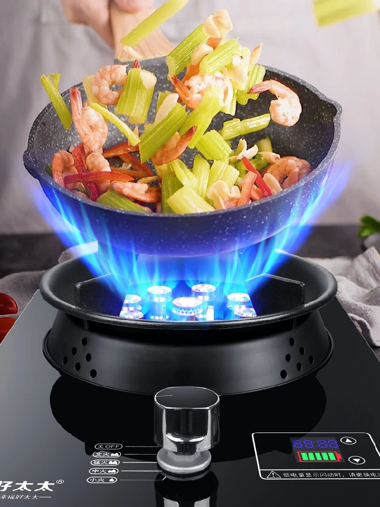 

Good Household Single Burner Stove Gas Stove Liquefied Gas Natural Gas Single-Eye Desktop Embedded Energy-Saving Fierce Fire