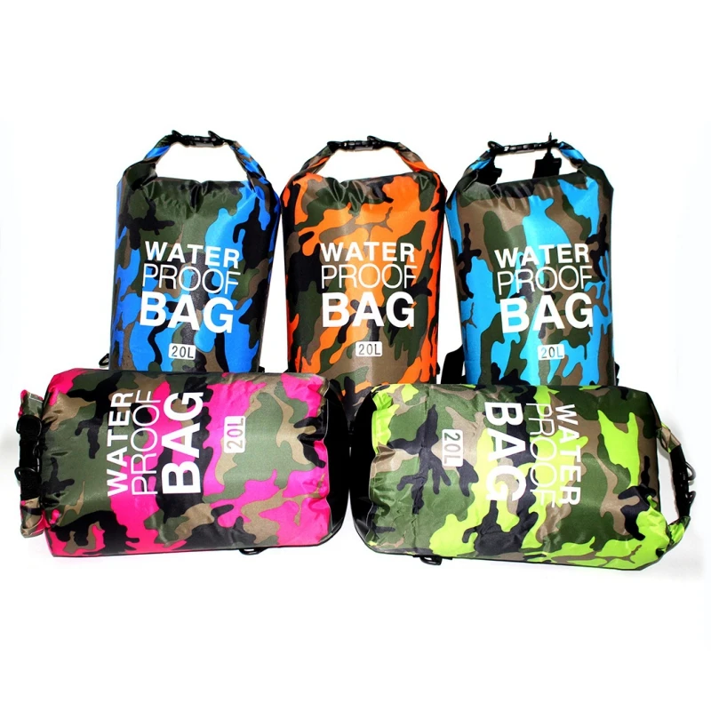 

2/5/10/15/20/30L Sport Rafting Bag Waterproof Rafting Diving Dry Bag Hiking Travel Sport Climbing Camping River trekking Bags