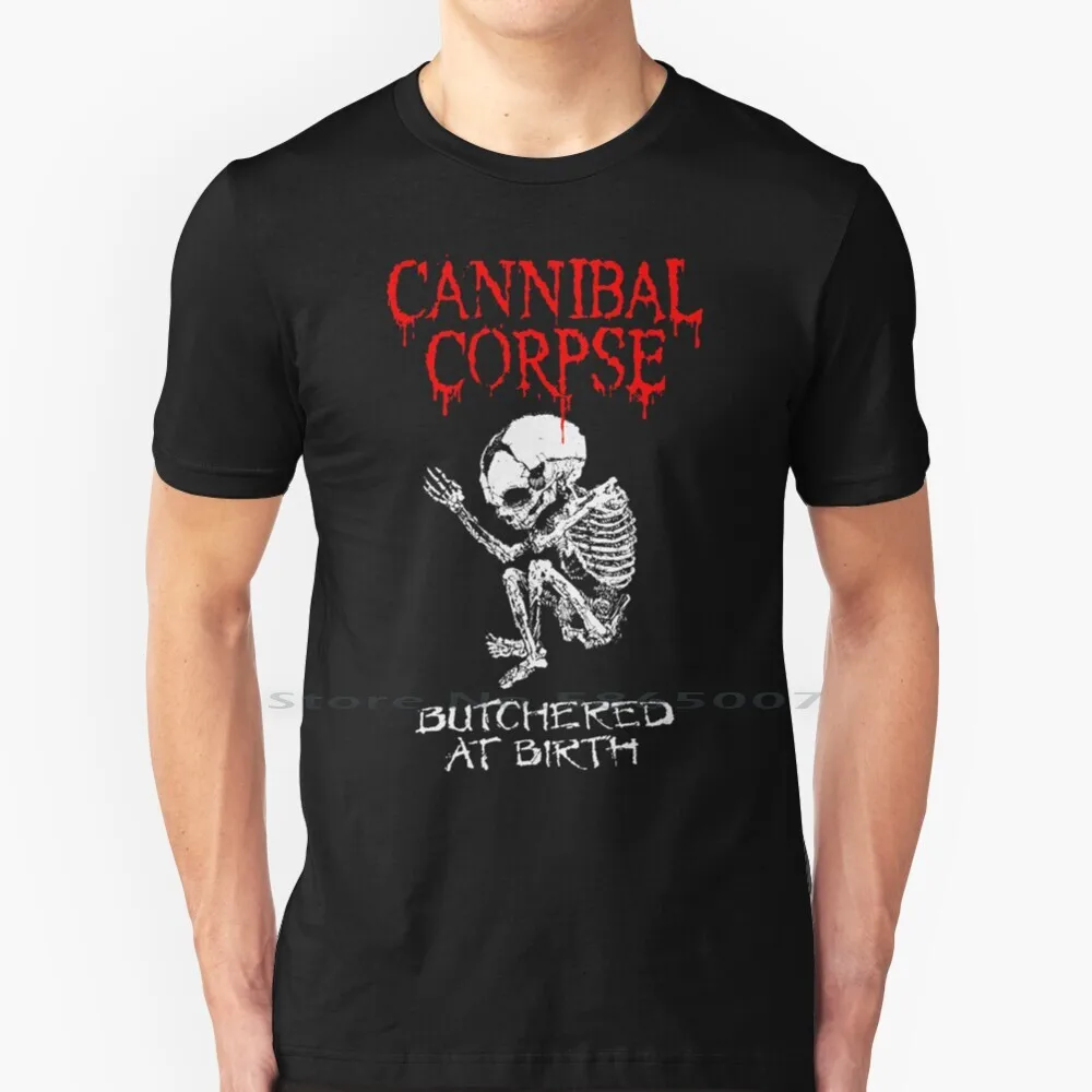 Cannibal Corpse T Shirt 100% Cotton Cannibal Corpse Death Metal Goregrind Black Metal Brutal Metal Scourge Of Iron Pat Obrien