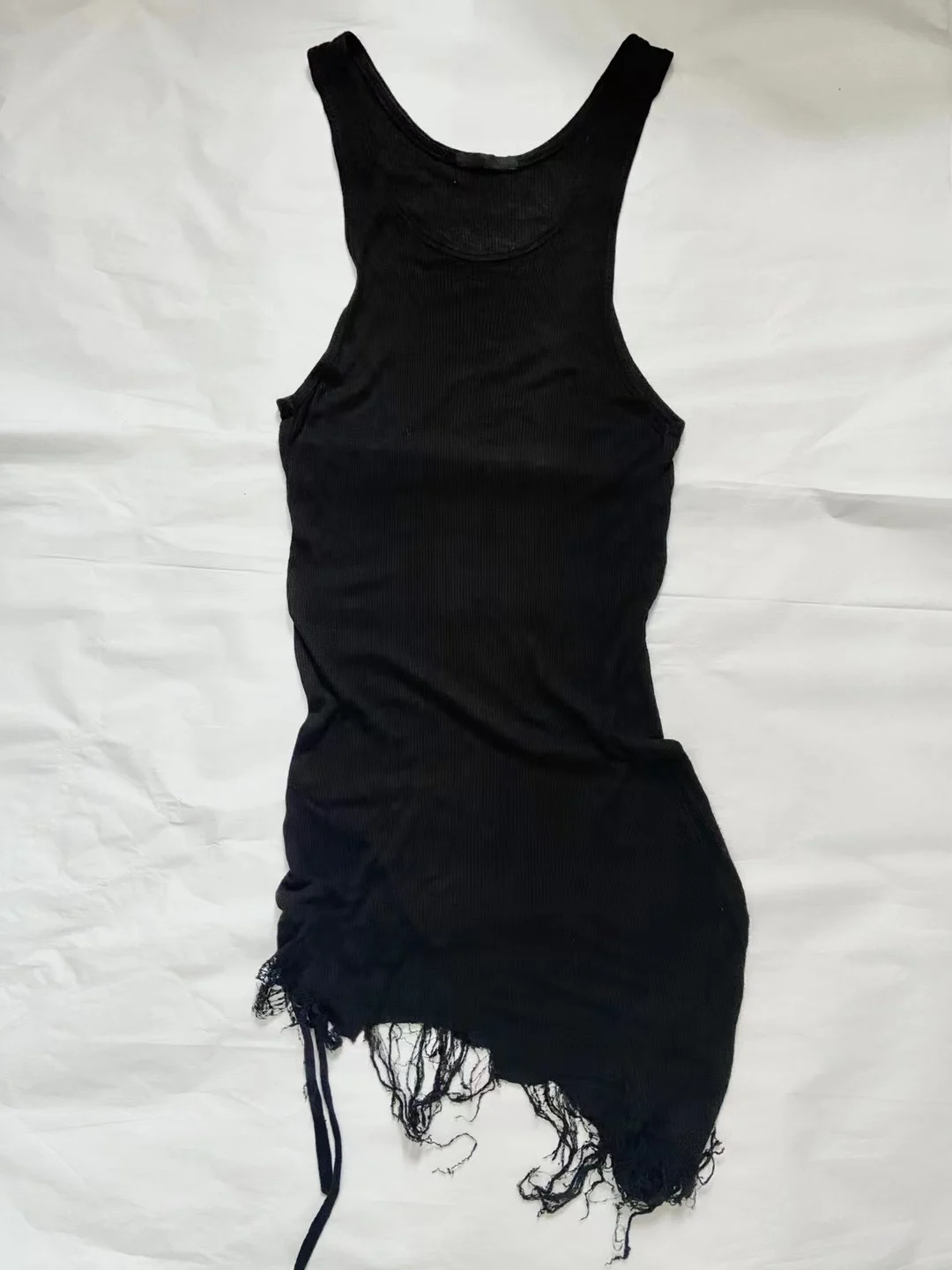 

2023 ранняя Весенняя мода, новая женская одежда, черная юбка-жилет 0317