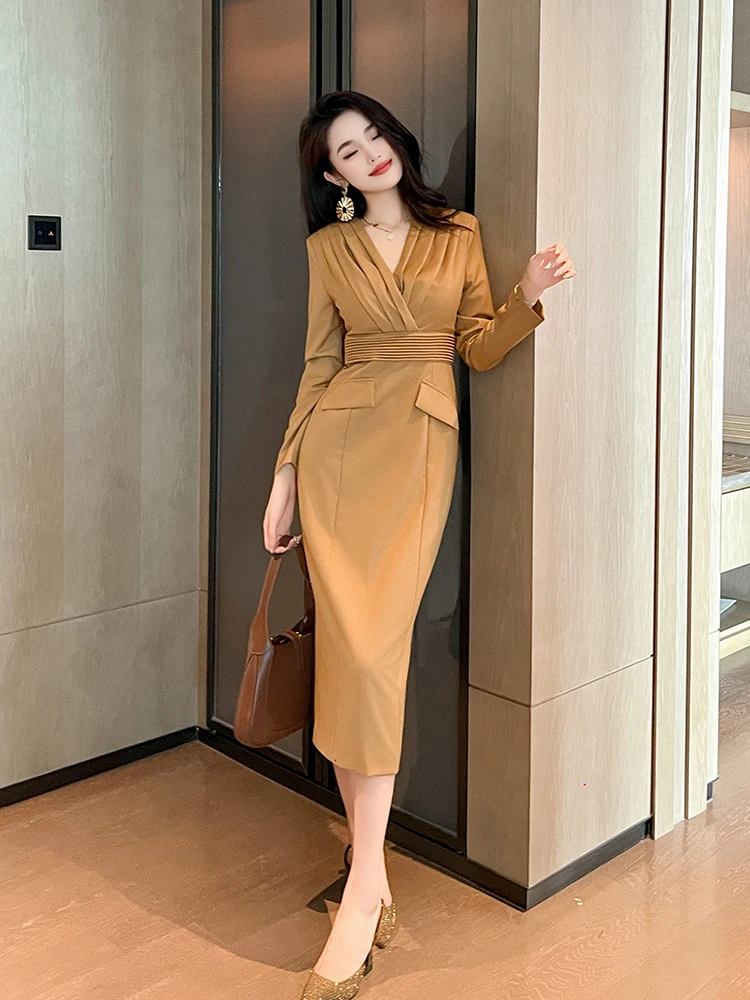 Платье Yujie для взрослых длинный костюм европейские товары в стиле ретро женская