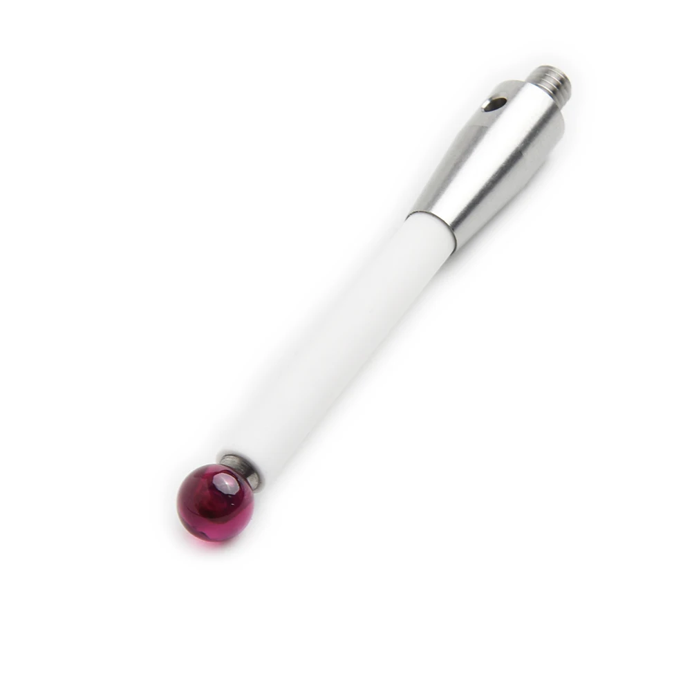 

CMM Touch Probe Stylus 6mm Rubine Ball CNC Ceramic Shaft Probe Testing Accessories M4 A-5000-7754 Touch Probe Tool