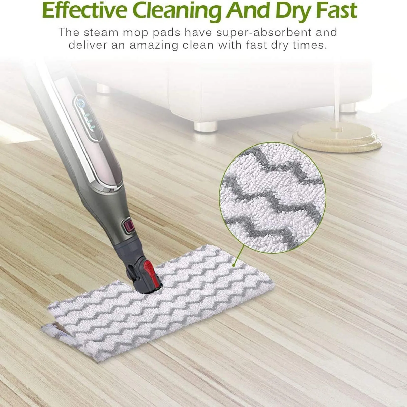 1pc Steam Mop Pads Replacement for Shark Pro & Genius Steam 