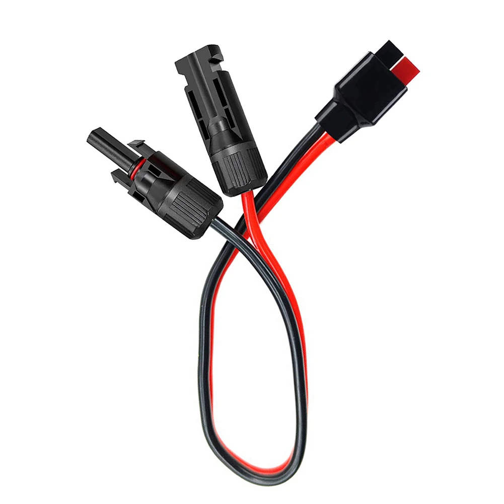 Versatile 10AWG Solar Panel Cable Plug Adapter Made for Durability and Easy to Install 1m Long for Extra Reach