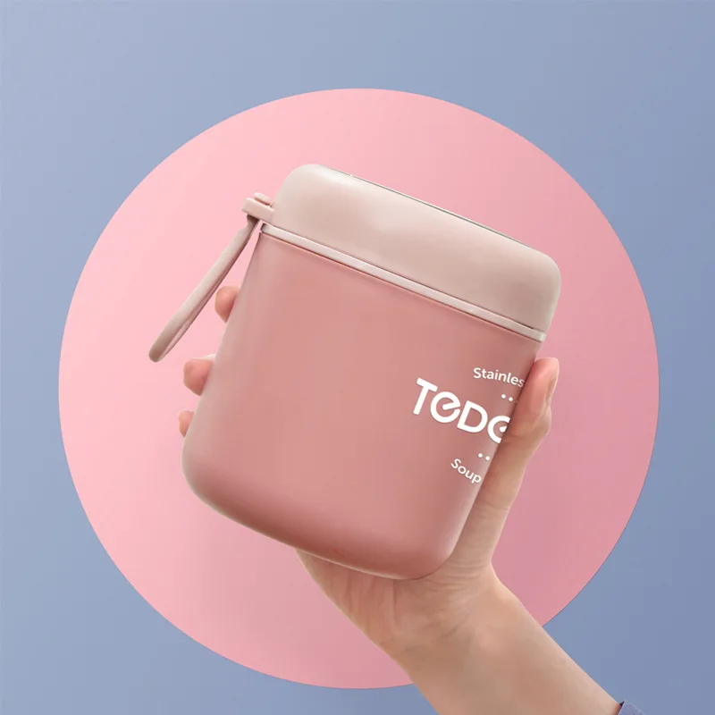 Двойная Изолированная чашка для супа завтрака и молока портативная мини-чашка