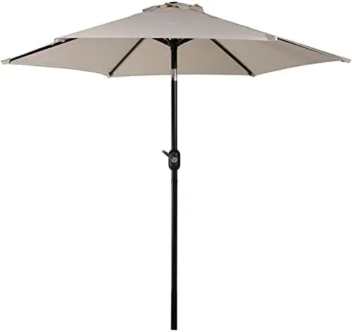 

Foot Outdoor Umbrella with Tilt & Crank, Aluminum, Burnt Orange