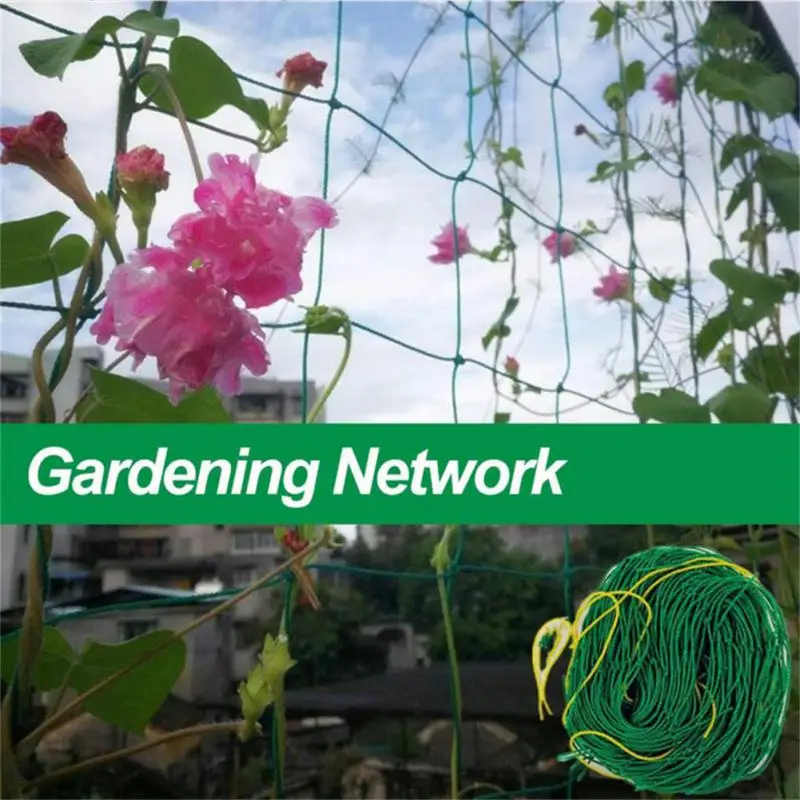 

High-quality Garden Climbing Netting Strong Nylon Plant Trellis For Climbing Plants Loofah Morning Glory Flowers Cucumber Vine