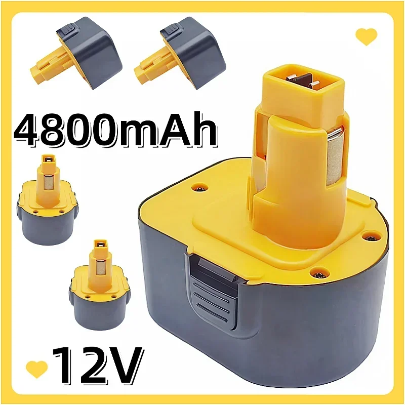 Для 4800 мАч NI-MH аккумулятор для электроинструмента 12 В DW9072 DW9071 DC9071 DE9037 DE9071 DE9072 DE9074