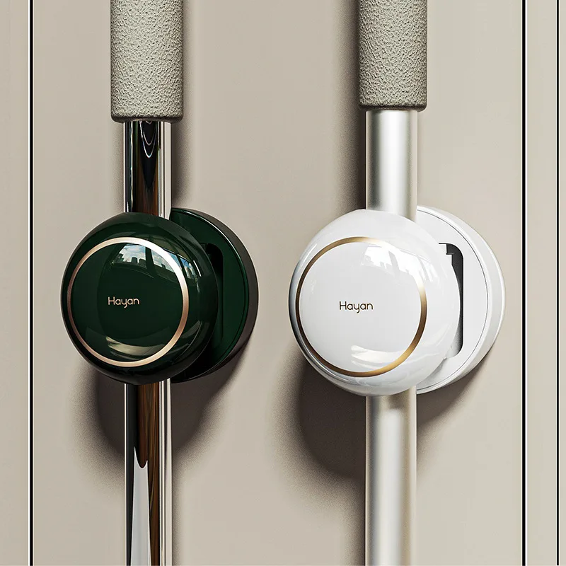 

Wall Mounted Mop Holder Multi-Purpose Hooks Kitchen Bathroom Broom Mop Rack Home Load-bearing Non-marking Perforation-free Hook