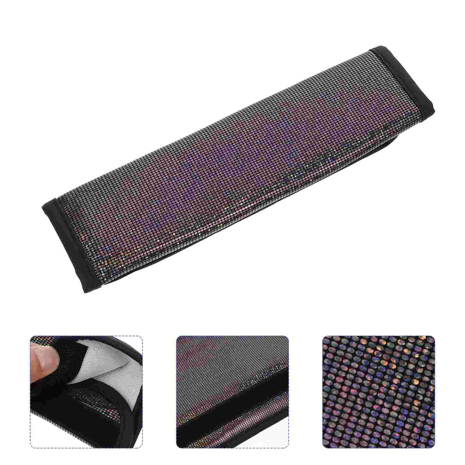 

Seat Belt Shoulder Pads Car Safety Waist Cover Protector Bling Covers Miss Rhinestone