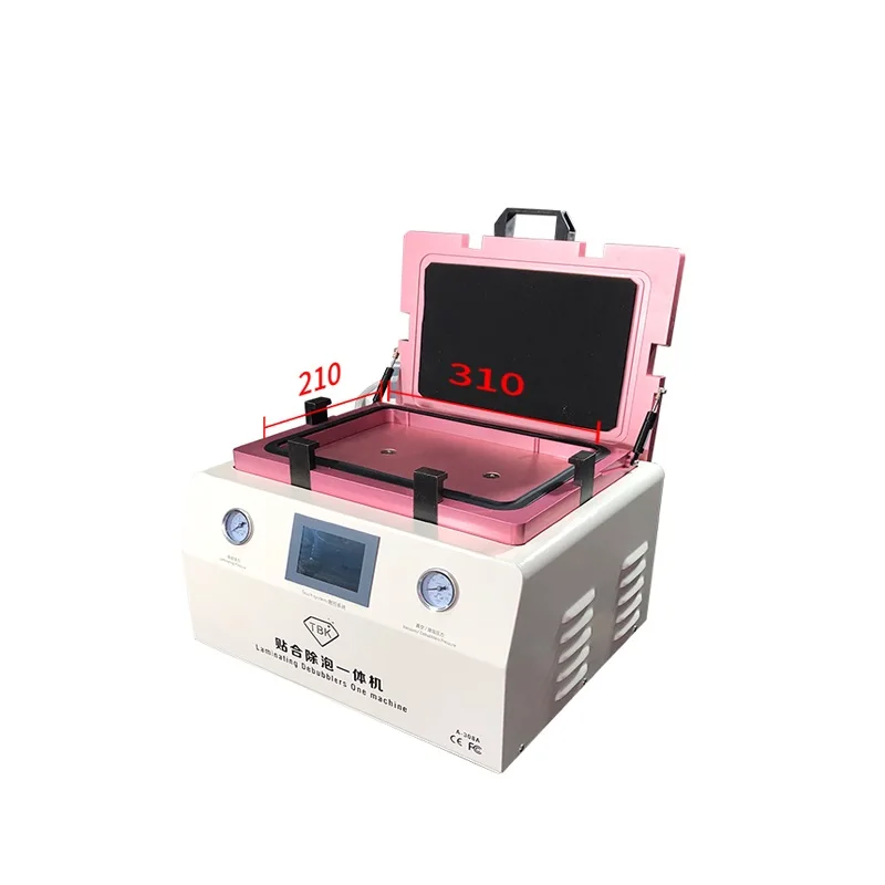 

TBK 308A LCD Touch Screen Repair Automatic Bubble Removing Machine 15Inch OCA Vacuum Laminating Machine with automatic lock gas