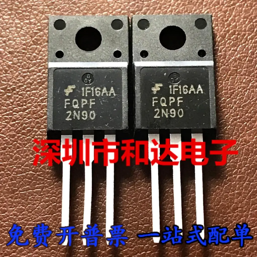 

5PCS-10PCS FQPF2N90 MOS TO-220F 900V 1.4A NEW AND ORIGINAL ON STOCK