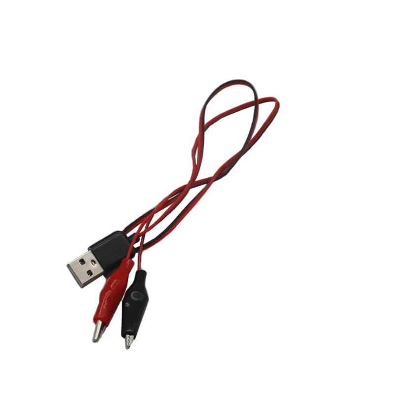 

[5-1 шт.] 60 см испытательный зажим типа «крокодил» к USB «штырь» «мама» адаптер «крокодил» проверенный зажим кабель питания