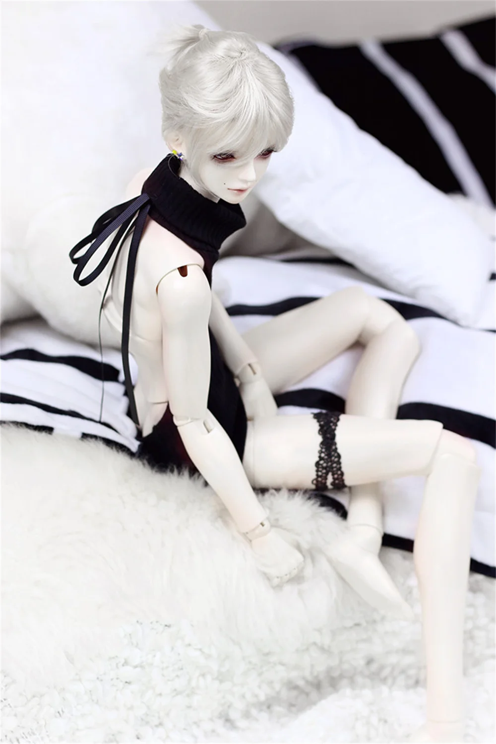 Одежда для куклы BJD подходит 1/3 1/4 размер дяди водолазка с открытой спиной одежда