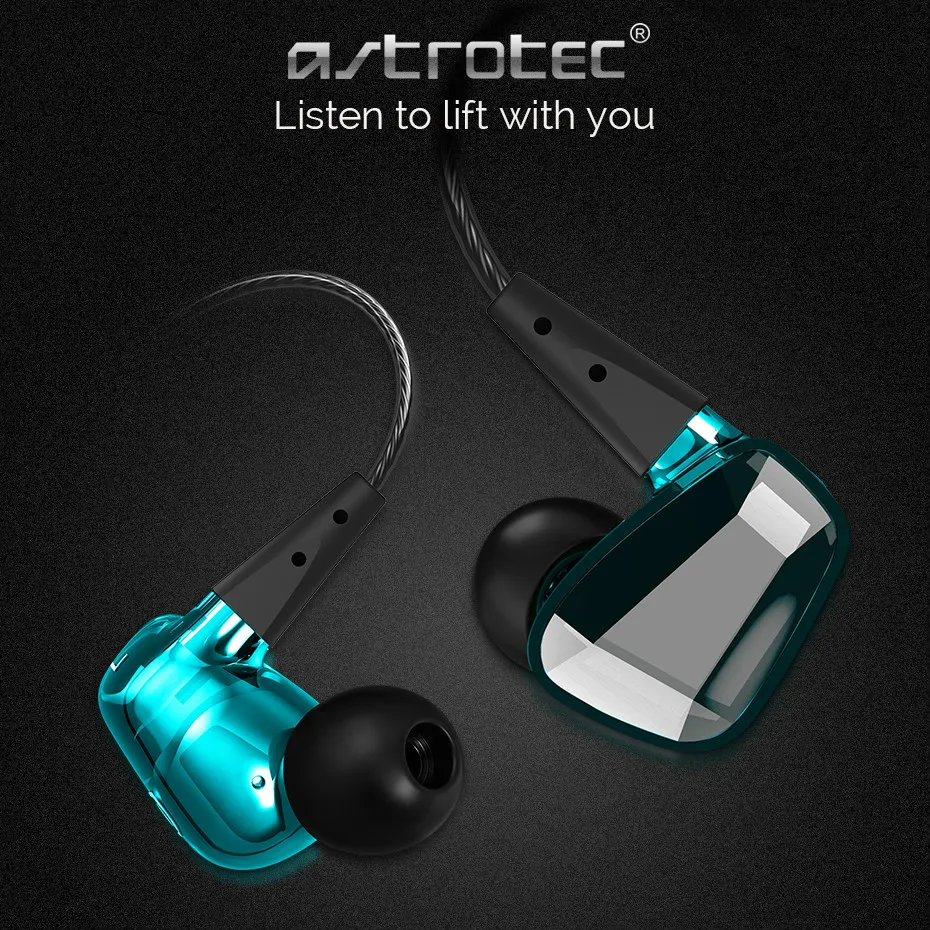 

Astrotec Gx40 Iem Wired Copper Driver Hifi Earphone Sport Gaming Earphone Gamer Electronics for Phone Earbuds Head Set for Phone