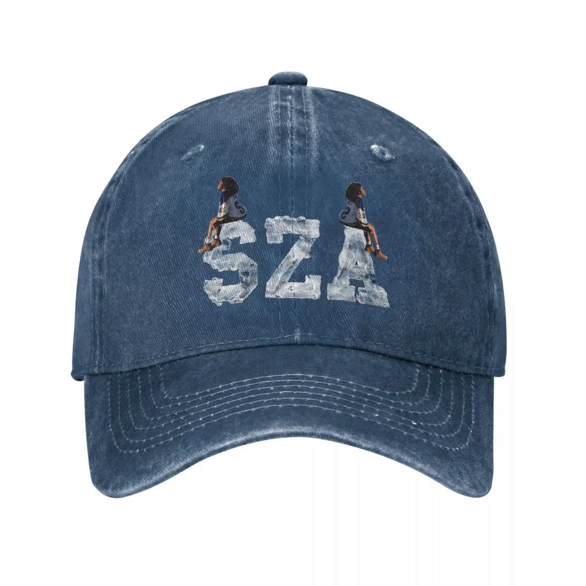 

Retro SZA SOS Rapper 90s Baseball Caps for Men Women Distressed Washed Snapback Hat Outdoor Activities Adjustable Hats Cap