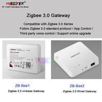 miboxer zigbee 3 0 gateway zb box1 wirelesszb box2 wired wifi smart controller support voice app control online upgrade