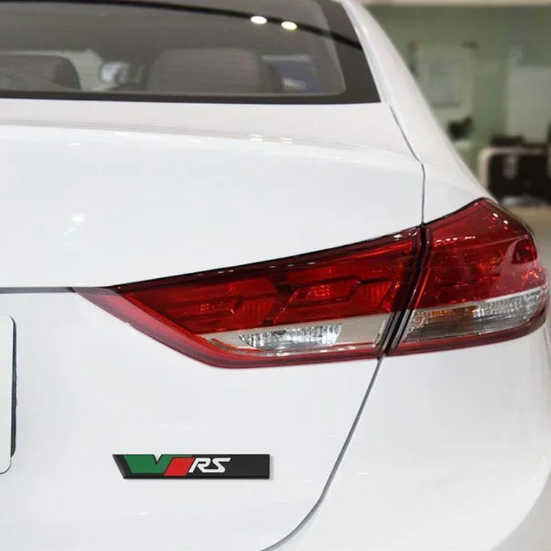 Металлический логотип VRS значок передней решетки автомобиля эмблема багажника