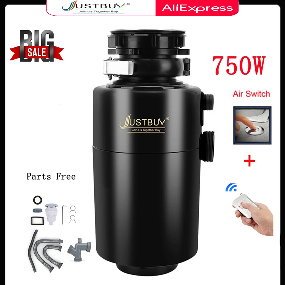 750W Food Waste Disposers Chopper Mixer Blender Kitchen Garb