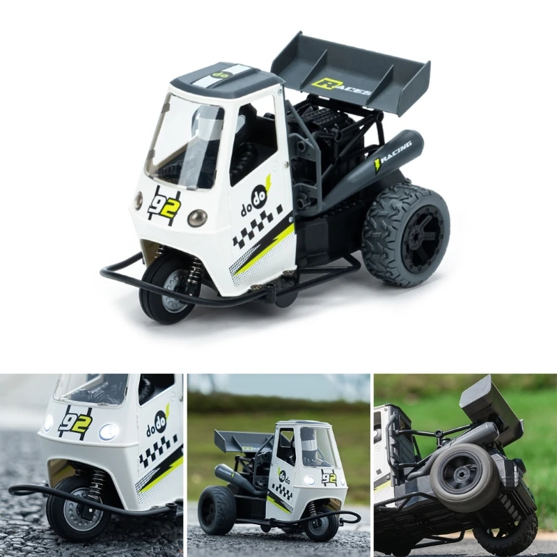 

Wireless Control Tricycle Vehicle Model 2.4Gz Remote Control Motorcycle Kids Toy DropShipping