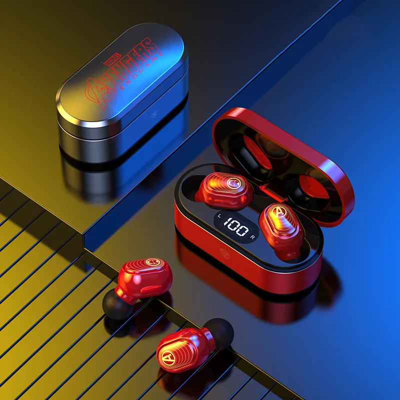 

Оригинальные беспроводные наушники-вкладыши с светодиодный вым светодиодным дисплеем Bluetooth 5,0, спортивные наушники с микрофоном, стерео, ...