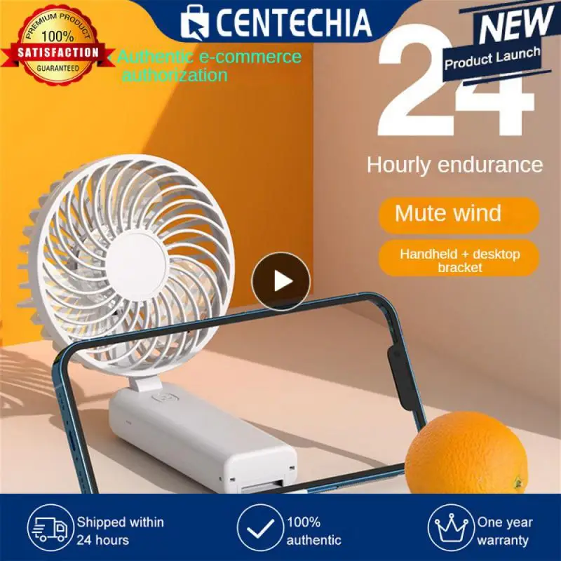 

Cooling Fans 2000 Mah Saving Time Air Conditioning Reduced Noise Multi-functional Strong Soft Wind Folding Fan Plastic