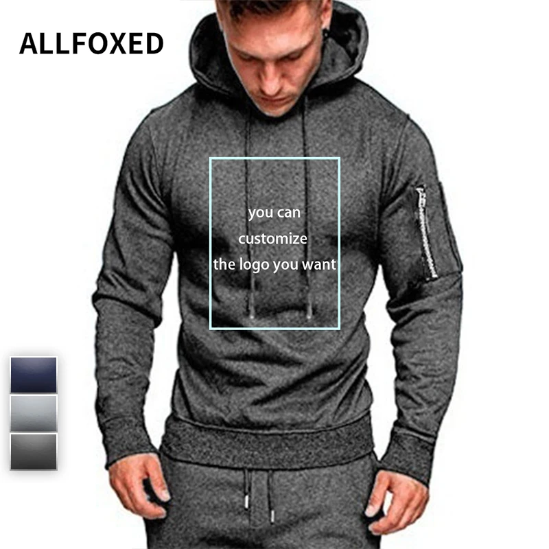 

Customize Autumn Men's Sweatshirts Personality DIY Print Clothes Casual Hoodies Long Sleeve Sportswear Trend New Pullover