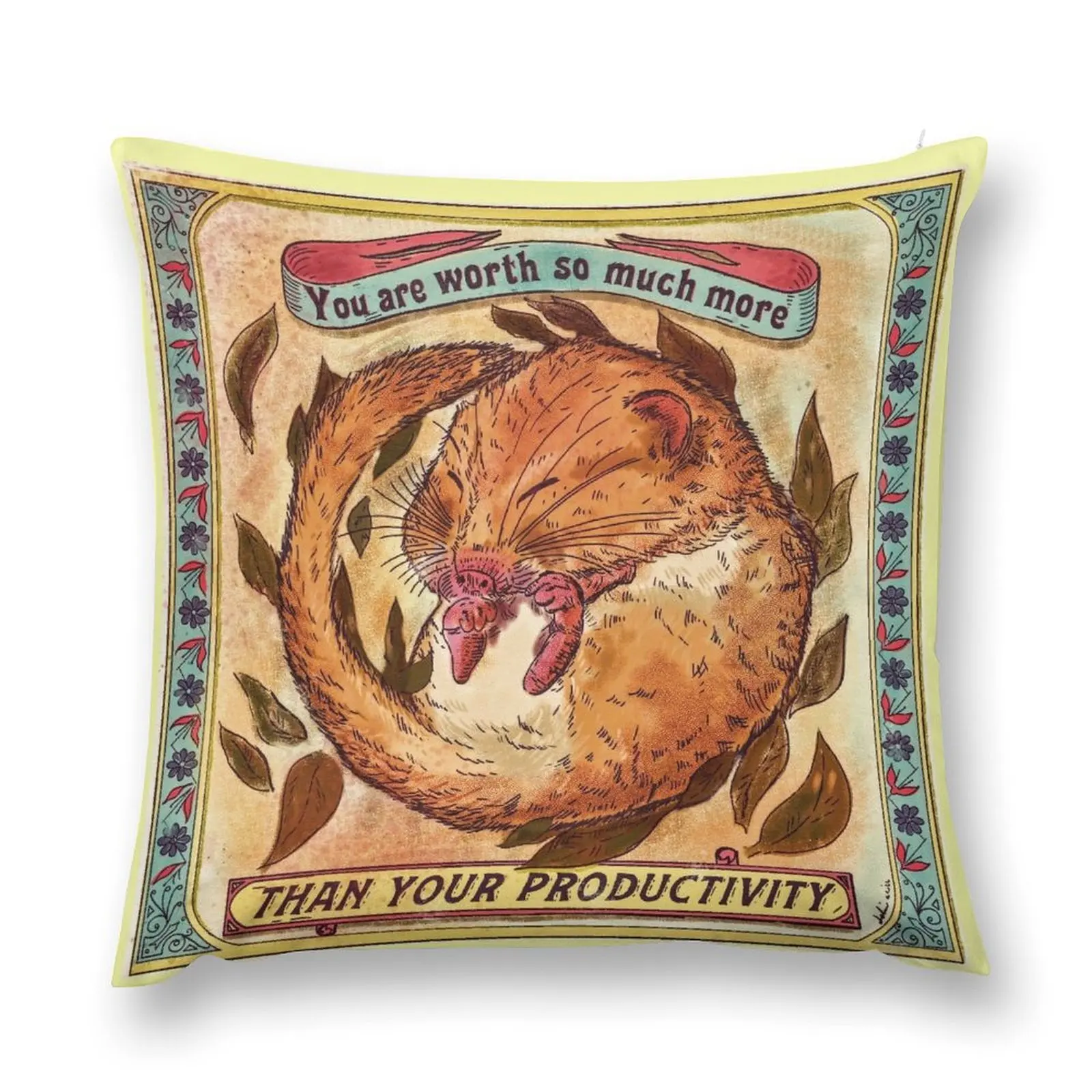 Вы стоит больше чем ваша производительность-Противоударная подушка в стиле