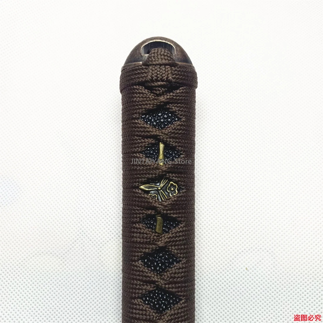 27 СМ РУЧКА RIKKO TSUKA ФОРМА С КОРПУСА ХИТ ШЕЛК ITO ALLOY FUCHI KASHIRA MENUKI ФИТИНГЫ F ЯПОНСКИЙ ШВЕЧ