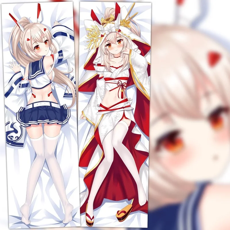 

Game Azur Lane IJN Ayanami Dakimakura Hugging Body Anime Pillow Case Peach Skin Otaku Full Body Pillow Cover Bedding Gift