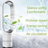 bladeless electric fan high quality 1632 inch for home office cooling air fans remote control 90 degree head shaking floor