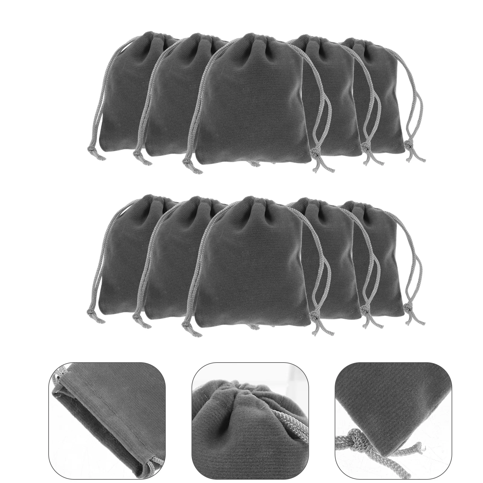 

Flannel Pouch Pocket Jewelry Gift Pouches Drawstring Bags Small Jewelries Wedding Candy