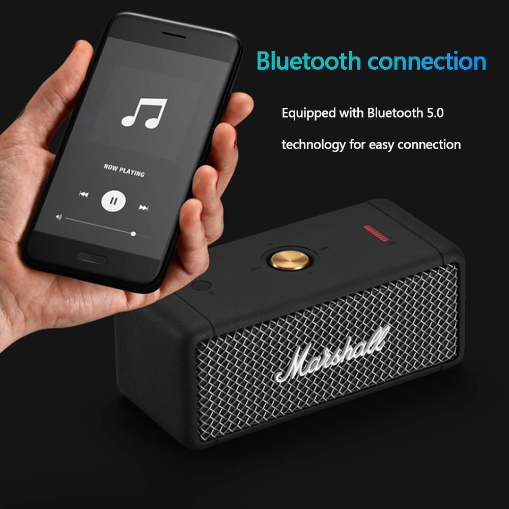 Портативный динамик Marshall EMBERTON Беспроводная колонка с поддержкой bluetooth