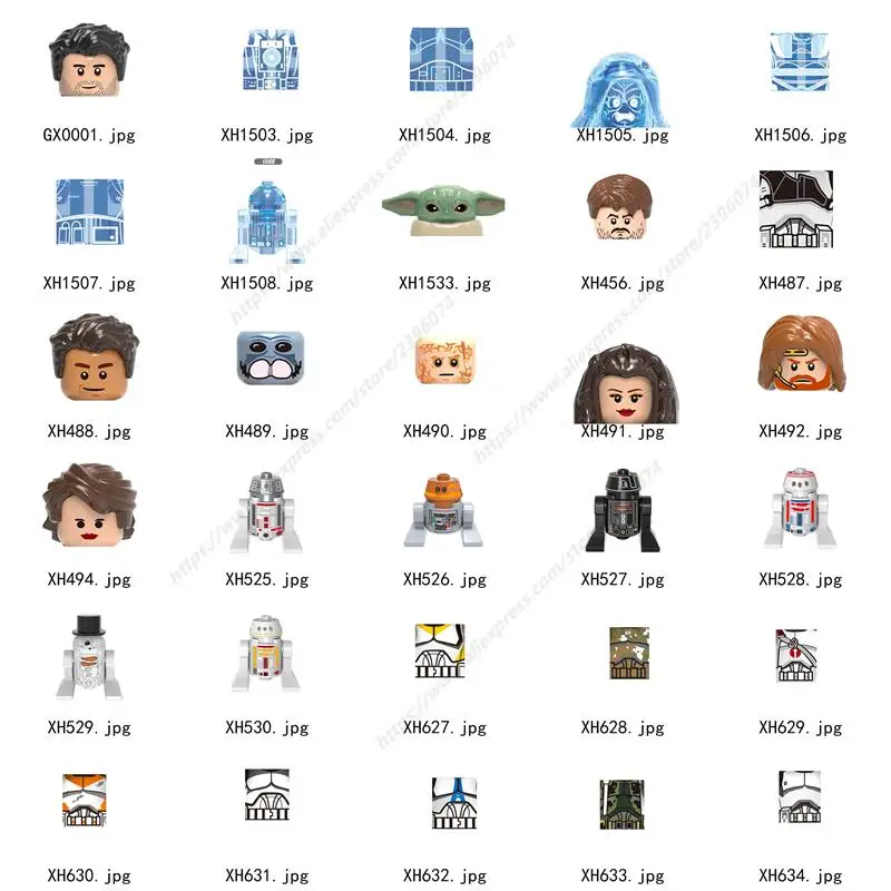 

Аксессуары с одной головкой, строительные блоки серии-110