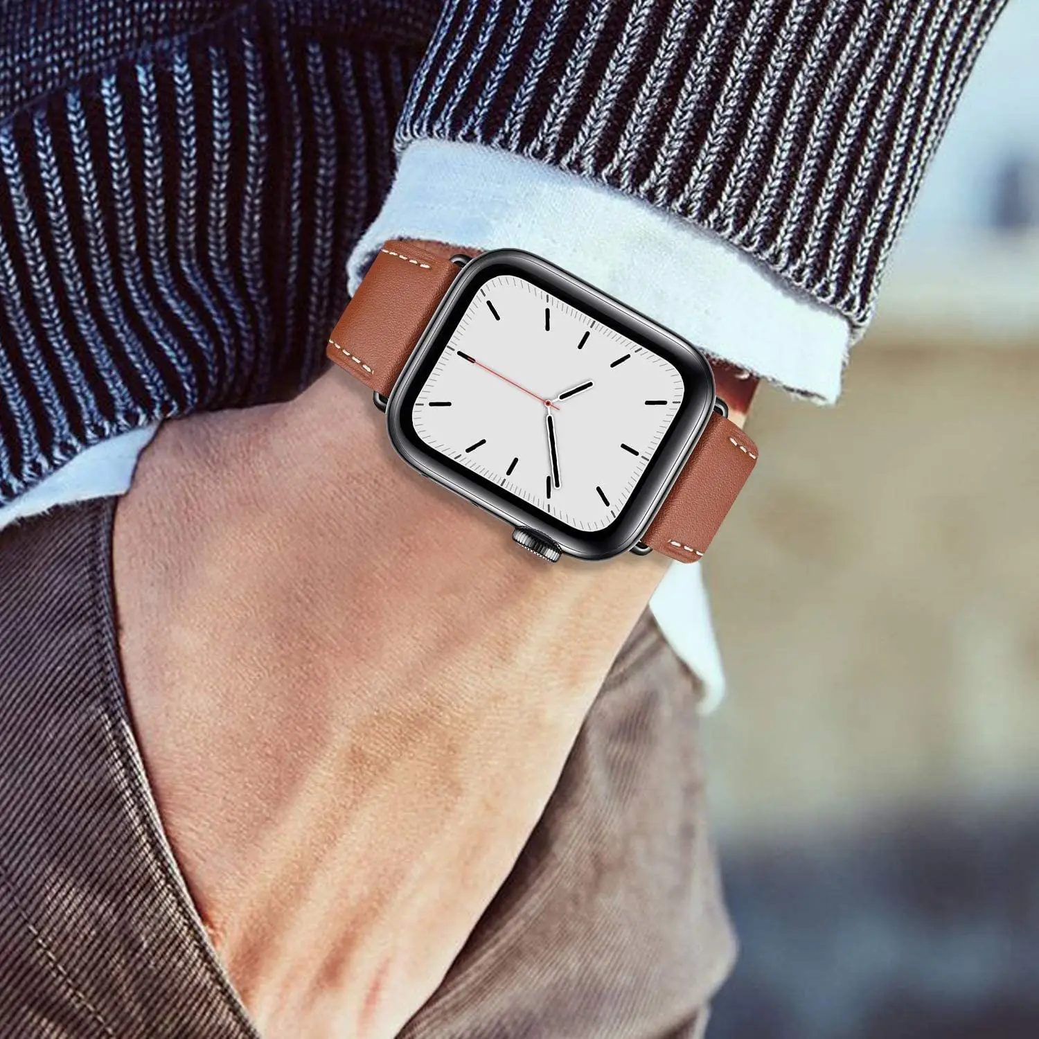 

Leather watch band for apple watch
