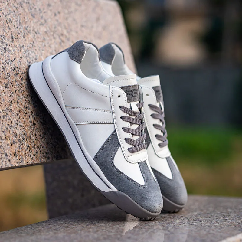 

German training shoes running small leather shoes flat sports casual shoes retro board shoes all-match leisure outdoor walking