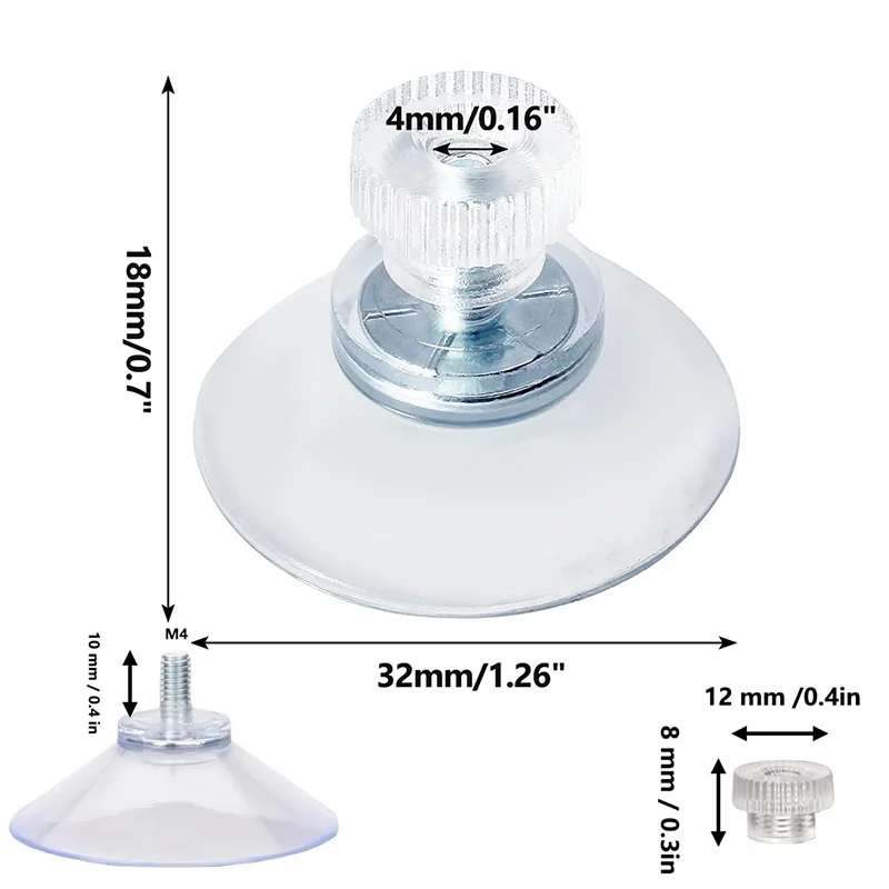 

Пластиковые присоски 32/41/53 мм