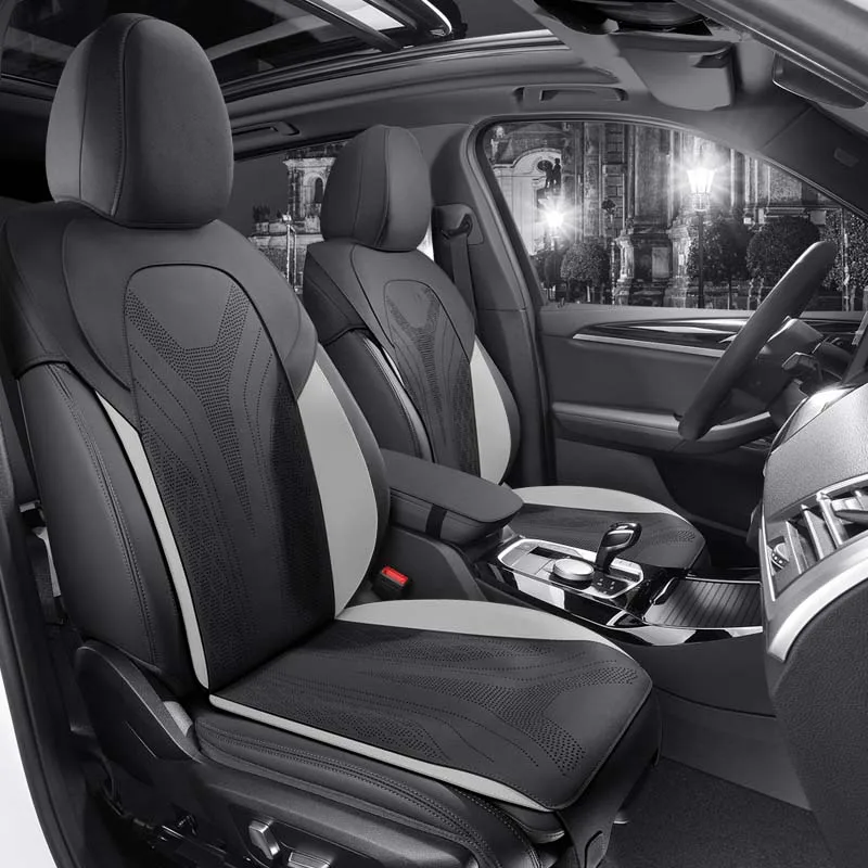 Чехол для автомобильного сиденья специальный на заказ 2018-2023 BWM X3 замшевая дышащая