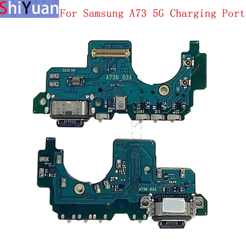 

Original USB Charging Port Connector Board Flex Cable For Samsung A73 5G A736 Charging Connector Module Replacement Parts