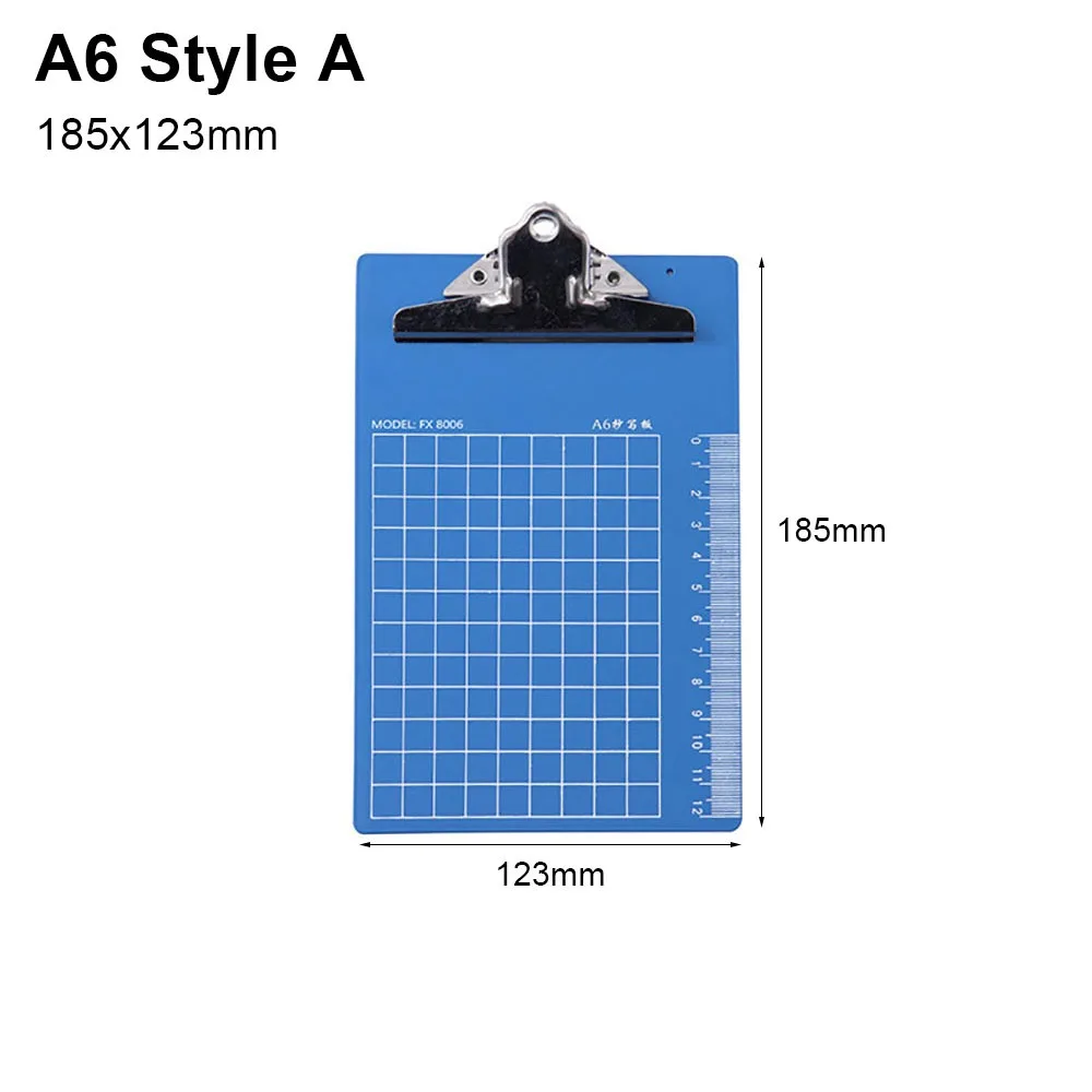 

Пластиковая папка A4/A5/A6 синяя